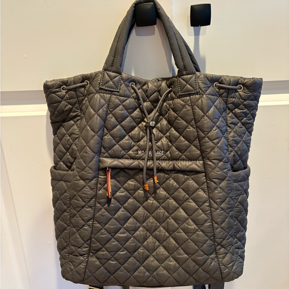 MZ Wallace Metro Convertible backpack in Magnet